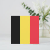 Carte Drapeau belge (Belgique) (Debout devant)