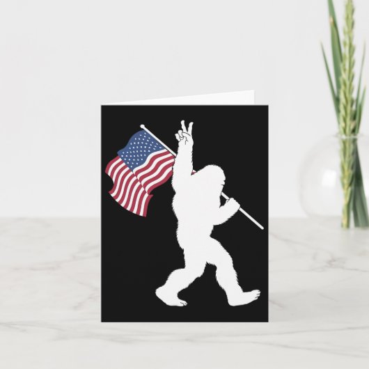 Carte Drapeau Bigfoot Usa (Devant)