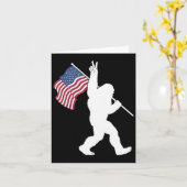 Carte Drapeau Bigfoot Usa (Fleur jaune)