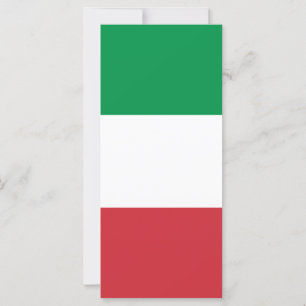 Carte Drapeau blanc vert et rouge italien