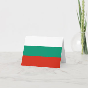 Carte Drapeau Bulgarie