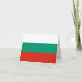 Carte Drapeau Bulgarie (Devant)