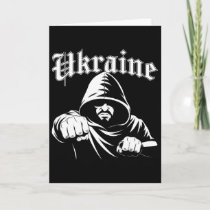 Carte Drapeau Cadeau Ukraine Ukraini Kiev Ukrainien Ukra