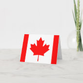Carte Drapeau canadien (Devant)