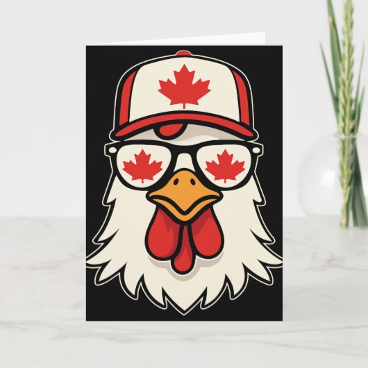 Carte Drapeau canadien Jour du Canada Feuille d'érable P (Devant)