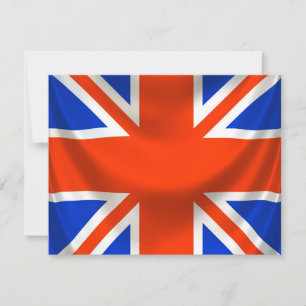 Carte drapeau carré anglais