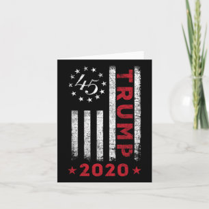 Carte Drapeau Conception Trump 2020-trump 2020 Hommes Ca