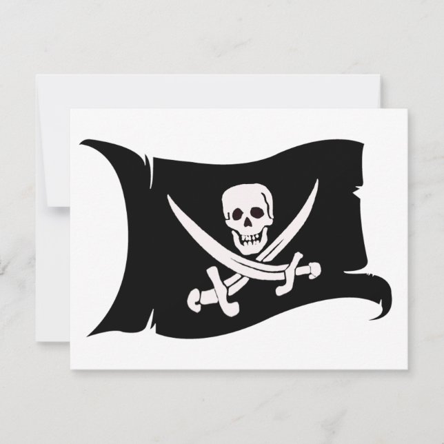 Carte Drapeau d'agitation #10 Jack Rackham (Devant)