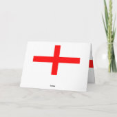 Carte Drapeau d'Angleterre de Saint George (Dos)