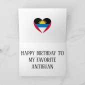 Carte Drapeau d'Antigua-et-Barbuda (Intérieur)