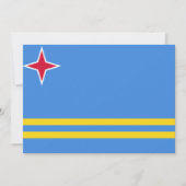 Carte Drapeau d'Aruba (Devant)