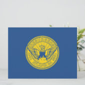 Carte Drapeau d'Atlanta (Géorgie, USA) (Debout devant)