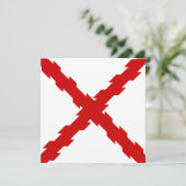 Carte Drapeau de Bourgogne (Debout devant)