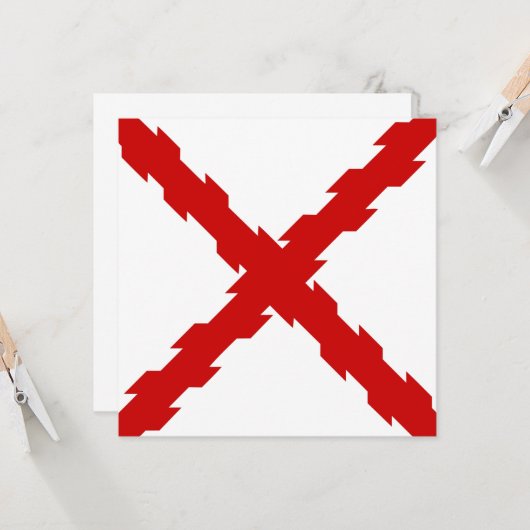 Carte Drapeau de Bourgogne (Devant/Arrière en situation)