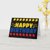 Carte Drapeau de Colombie Anniversaire patriotique (Fleur jaune)