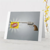 Carte Drapeau de coup de pistolet (Fleur jaune)