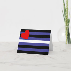 Carte Drapeau de fierté cuir
