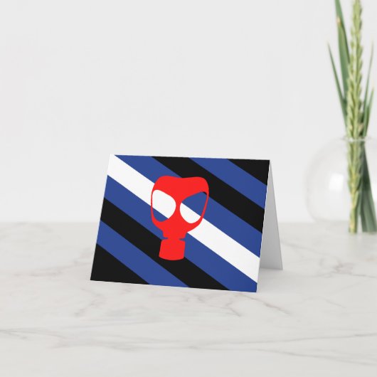 Carte Drapeau de fierté de masque (Devant)