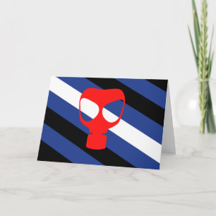 Carte Drapeau de fierté de masque