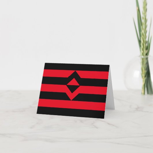 Carte Drapeau de fierté du poing (Devant)