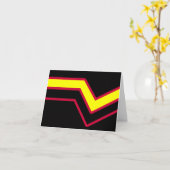 Carte Drapeau de fierté en caoutchouc / latex (Fleur jaune)