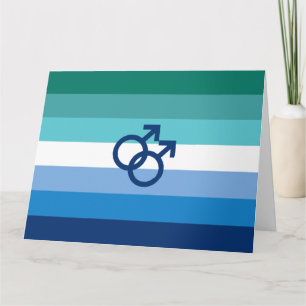 Carte Drapeau de fierté gay MLM