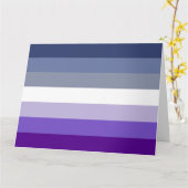 Carte Drapeau de fierté lesbienne Butch (Fleur jaune)