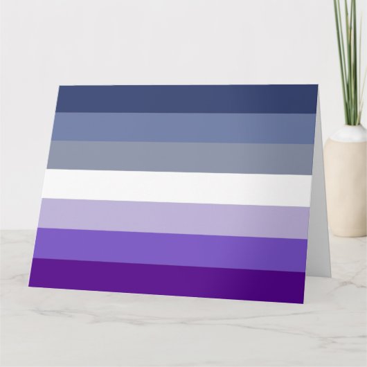 Carte Drapeau de fierté lesbienne Butch (Devant)
