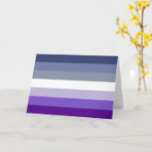 Carte Drapeau de fierté lesbienne Butch (Fleur jaune)