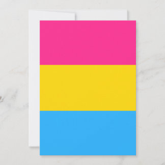 Carte Drapeau de fierté Pansexual LGBTQ