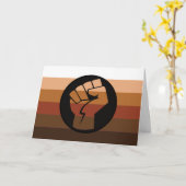Carte Drapeau de fierté POC (Fleur jaune)