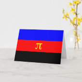 Carte Drapeau de fierté polyamoureuse (Fleur jaune)