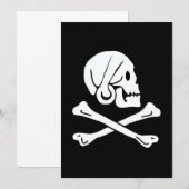 Carte Drapeau de Henry Every Drapeau de Pirate (Devant / Derrière)