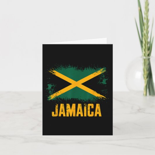 Carte Drapeau de Jamaïque _1 (Devant)