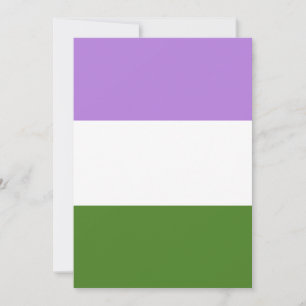 Carte Drapeau de la fierté de genre