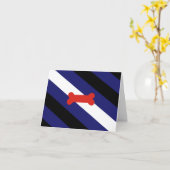 Carte Drapeau de la fierté de jeu de chiot (Fleur jaune)