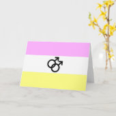 Carte Drapeau de la Fierté Twink (Fleur jaune)