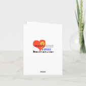 Carte drapeau de la Journée internationale des Rom (Dos)