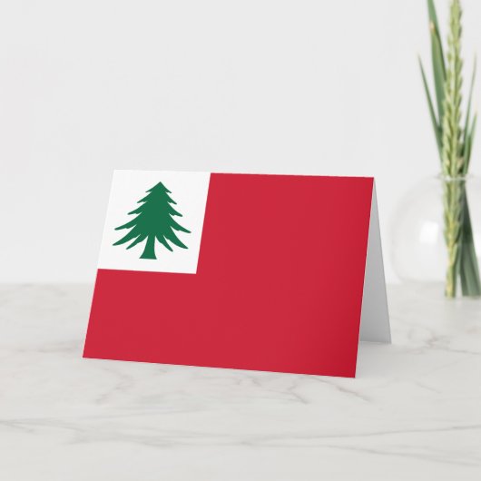Carte Drapeau de la Nouvelle-Angleterre (Devant)