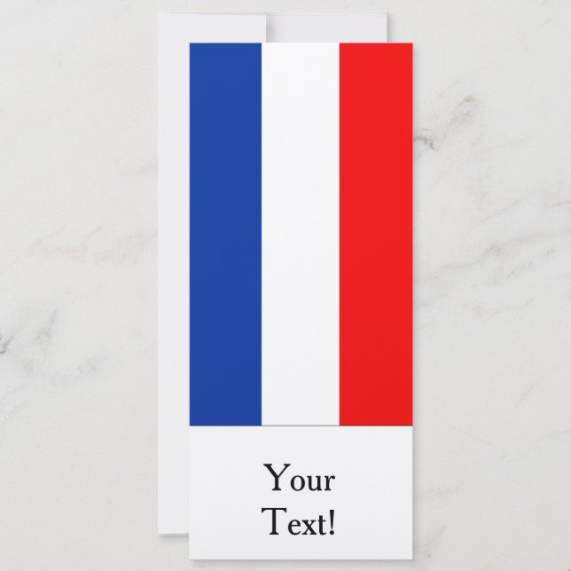 Carte Drapeau de la Pays-Bas (Devant)