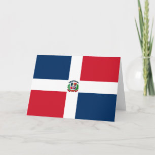 Carte Drapeau de la République dominicaine