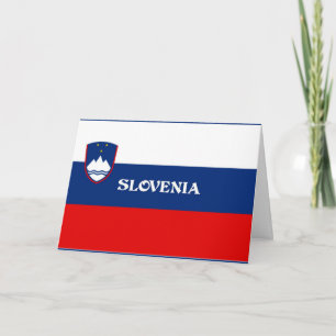 Carte Drapeau de la Slovénie