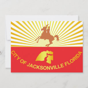 Carte Drapeau de la ville de Jacksonville
