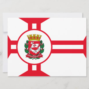 Carte Drapeau de la ville de São Paulo