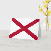 Carte Drapeau de l'Alabama (Fleur jaune)