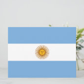 Carte Drapeau de l'Argentine (Debout devant)