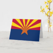 Carte Drapeau de l'Arizona (Fleur jaune)