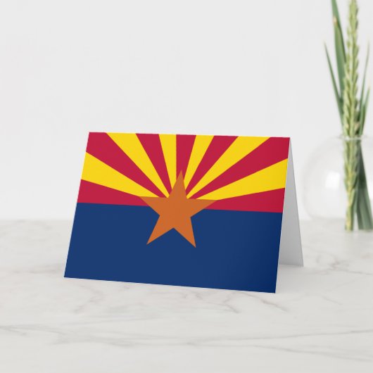 Carte Drapeau de l'Arizona (Devant)