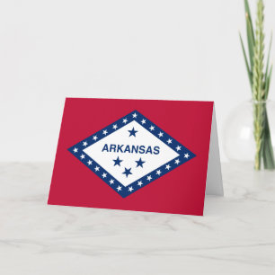 Carte Drapeau de l'Arkansas