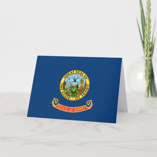 Carte Drapeau de l'Idaho (Devant)
